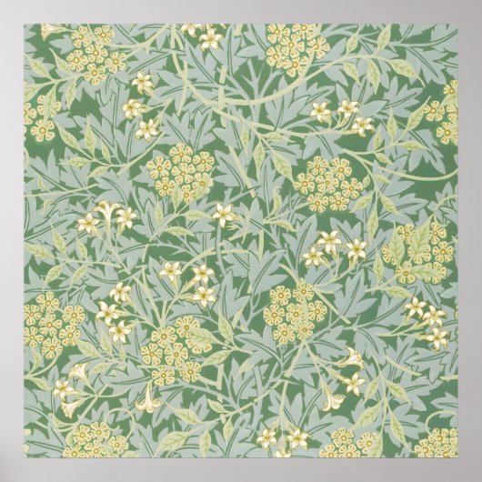 Morris Vine & Jasmine Garden Flower Classic Poster (Voorkant)