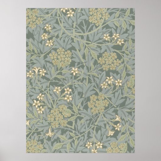 Morris Vine & Jasmine Garden Flower Classic Poster (Voorkant)