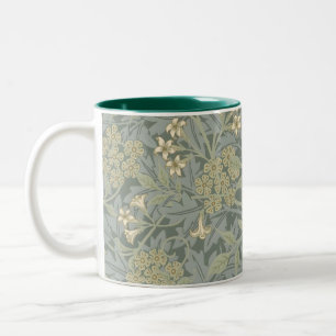 Morris Vine & Jasmine Garden Flower Classic Tweekleurige Koffiemok