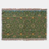 Morris Violet en Columbine Bloemenpatroon Deken (Voorkant)