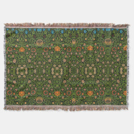 Morris Violet en Columbine Bloemenpatroon Deken