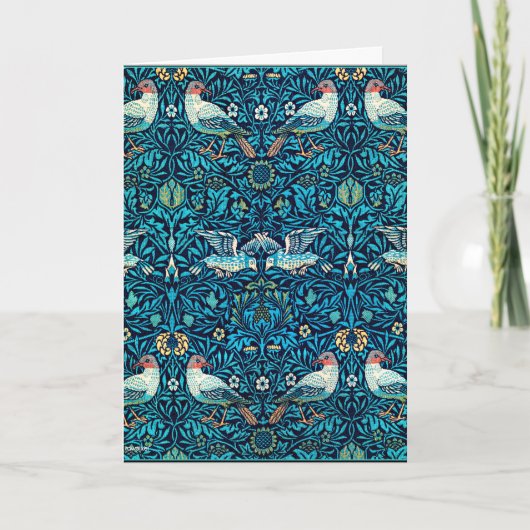 Morris - Vogels, kleurrijk  patroon Kaart (Voorkant)