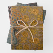 Morris Vogels Peacock Vine Dragon Turkeys Inpakpapier Vel (In situ)