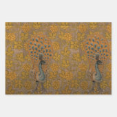 Morris Vogels Peacock Vine Dragon Turkeys Inpakpapier Vel (Voorkant)