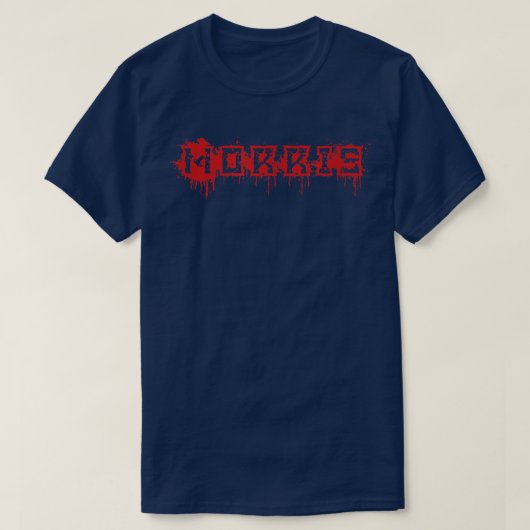 Morris voornaam Halloween Costume Personalized T-shirt (Design voorkant)