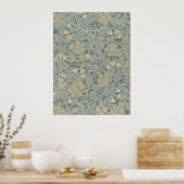 Morris Wijnstok & Jasminetuin Bloem Klassieker Poster (Keuken)