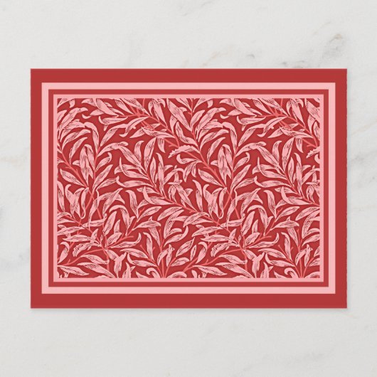 Morris - Willow Bough in deep mauve Briefkaart (Voorkant)