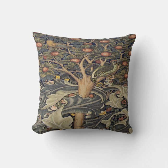 Morris Woodpecker tapestry detail pillow Kussen (Voorkant)