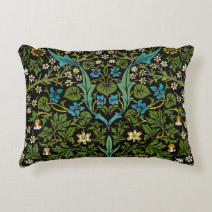 Morris Zwarte Achtergrond Vintage Blackthorn Patro Accent Kussen