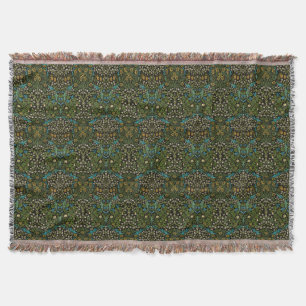 Morris Zwarte Achtergrond Vintage Blackthorn Patro Deken