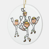 Morrisdansen Keramisch Ornament (Links)