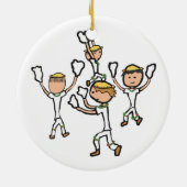Morrisdansen Keramisch Ornament (Achterkant)
