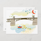 Morrison Bridge Portland Briefkaart (Voorkant / Achterkant)