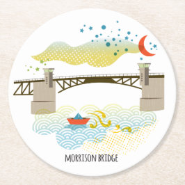 Morrison Bridge Portland Onderzetter