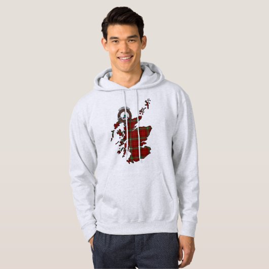 Morrison Clan Badge Adult Hoodie (Voorkant volledig)