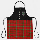 Morrison Clan Badge & Tartan Kilt Schort (Voorkant)