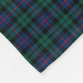 Morrison Clan Groene en Blauwe Tartan Fleece Deken