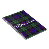 Morrison clan Pset Scottish tartan Notitieboek (Rechterzijde)