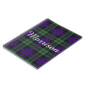 Morrison clan Pset Scottish tartan Notitieboek (Linkerzijde)