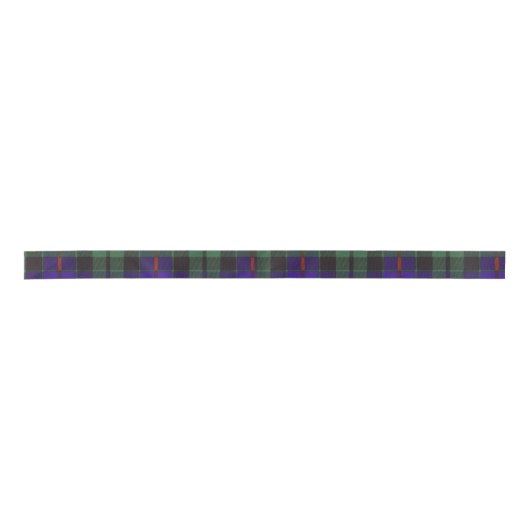 Morrison clan Pset Scottish tartan Satijnen Lint (Voorkant)