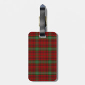 Morrison Clan Tartan Bagagelabel (Achterkant verticaal)