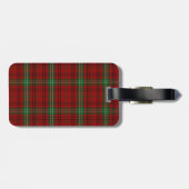Morrison Clan Tartan Bagagelabel (Achterkant horizontaal)