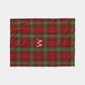 Morrison Clan Tartan Pset Fleece Blanket (Voorkant (Horizontaal))