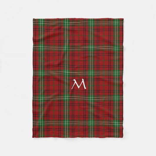 Morrison Clan Tartan Pset Fleece Blanket Deken (Voorkant)