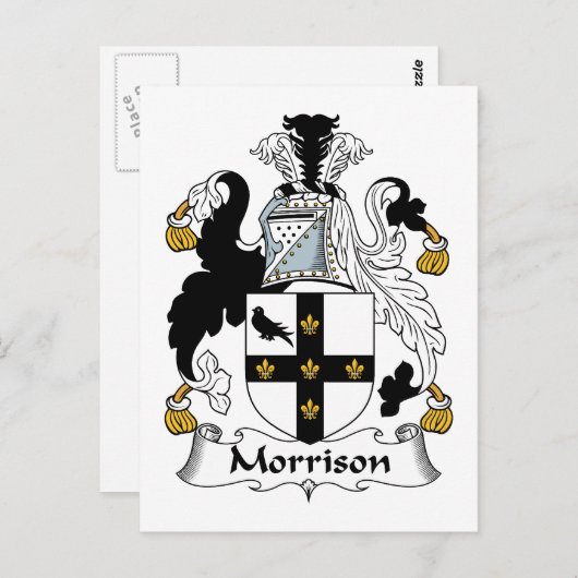 Morrison Family Crest Briefkaart (Voorkant / Achterkant)