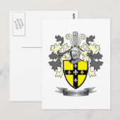 Morrison Family Crest Coat of Arms Briefkaart (Voorkant / Achterkant)