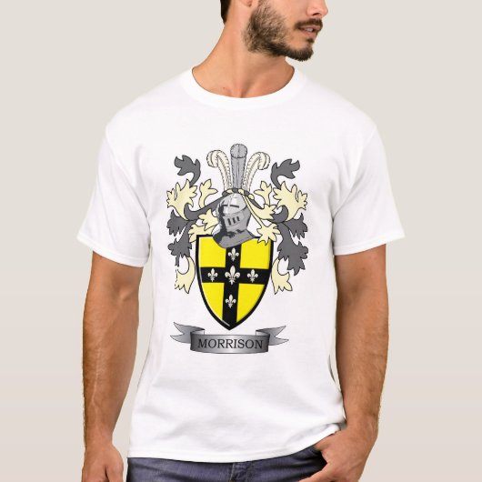 Morrison Family Crest Coat of Arms T-shirt (Voorkant)