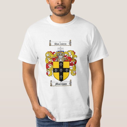 Morrison Family Crest - Morrison Coat of Arms T-shirt (Voorkant)