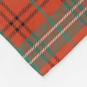 Morrison Red Ancient Pset Fleece Deken (Hoek)