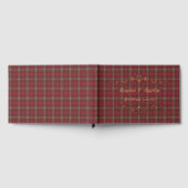 Morrison Red Weathered Original Scottish Tartan Gastenboek (Volledig)