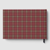 Morrison Red Weathered Original Scottish Tartan Gastenboek (Achterkant)