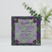 Morrison Scottish clan tartan - Pset Kaart (Staand voorkant)