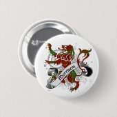 Morrison Tartan Lion Ronde Button 5,7 Cm (Voorkant /achterkant)