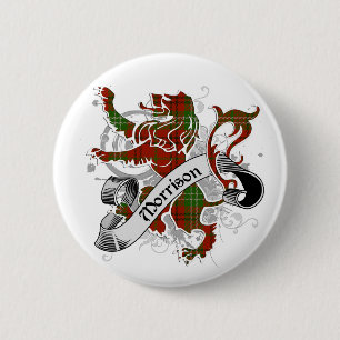 Morrison Tartan Lion Ronde Button 5,7 Cm