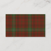Morrison Tartan Lion Visitekaartje (Achterkant)
