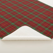 Morrison Tartan Plaid Sherpa Fleece Blanket Deken (3/4)