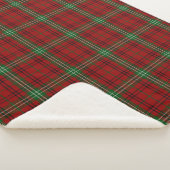 Morrison Tartan Pset Sherpa Medium Fleece Blanket Deken (3/4)