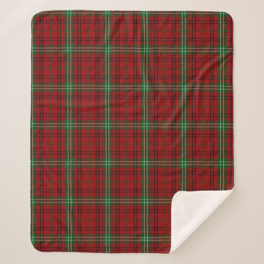 Morrison Tartan Pset Sherpa Medium Fleece Blanket Sherpa Deken (Voorkant)