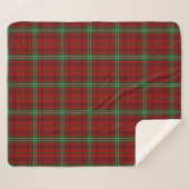 Morrison Tartan Pset Sherpa Medium Fleece Blanket Sherpa Deken (Voorkant (horizontaal))