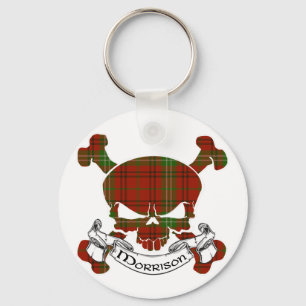 Morrison Tartan Skull Sleutelhanger