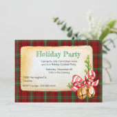 Morrison Tartan zette de kerstfeestdag in beslag Kaart (Staand voorkant)