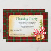 Morrison Tartan zette de kerstfeestdag in beslag Kaart (Voorkant / Achterkant)