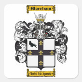 Morrison Vierkante Sticker (Voorkant)