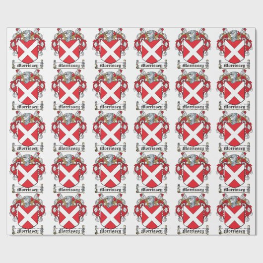 Morrissey Family Crest Cadeaupapier (Vlak)