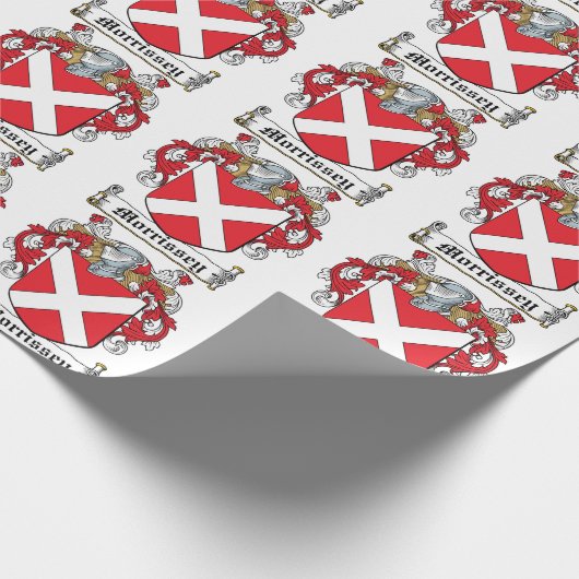 Morrissey Family Crest Cadeaupapier (Hoek)