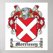 Morrissey Family Crest Poster (Voorkant)